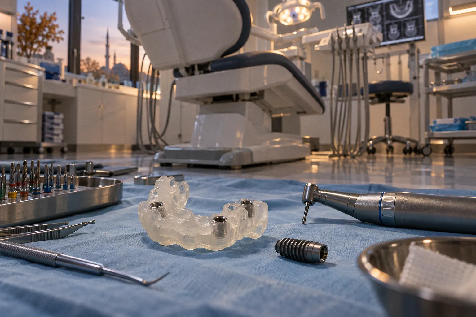 Dijital cerrahi rehber destekli implant cerrahisi: Klinik avantajlar